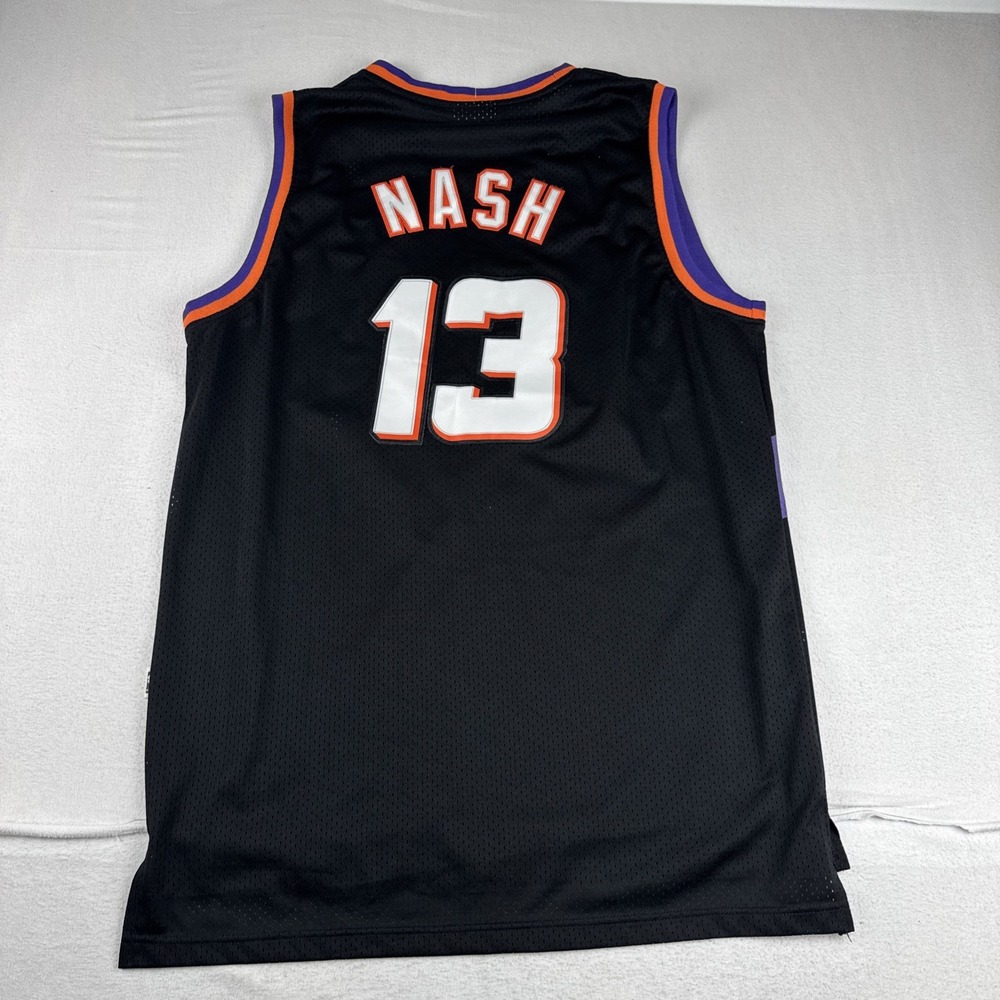 Steve Nash Phoenix Suns Mens Adidas Hardwood Classics NBA Jersey fits Large Tall - Picture 7 of 7